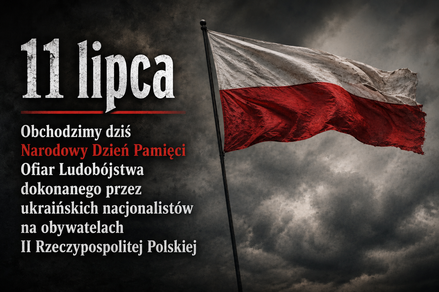 Ilustracja do informacji: Obchody Narodowego Dnia Pamięci
