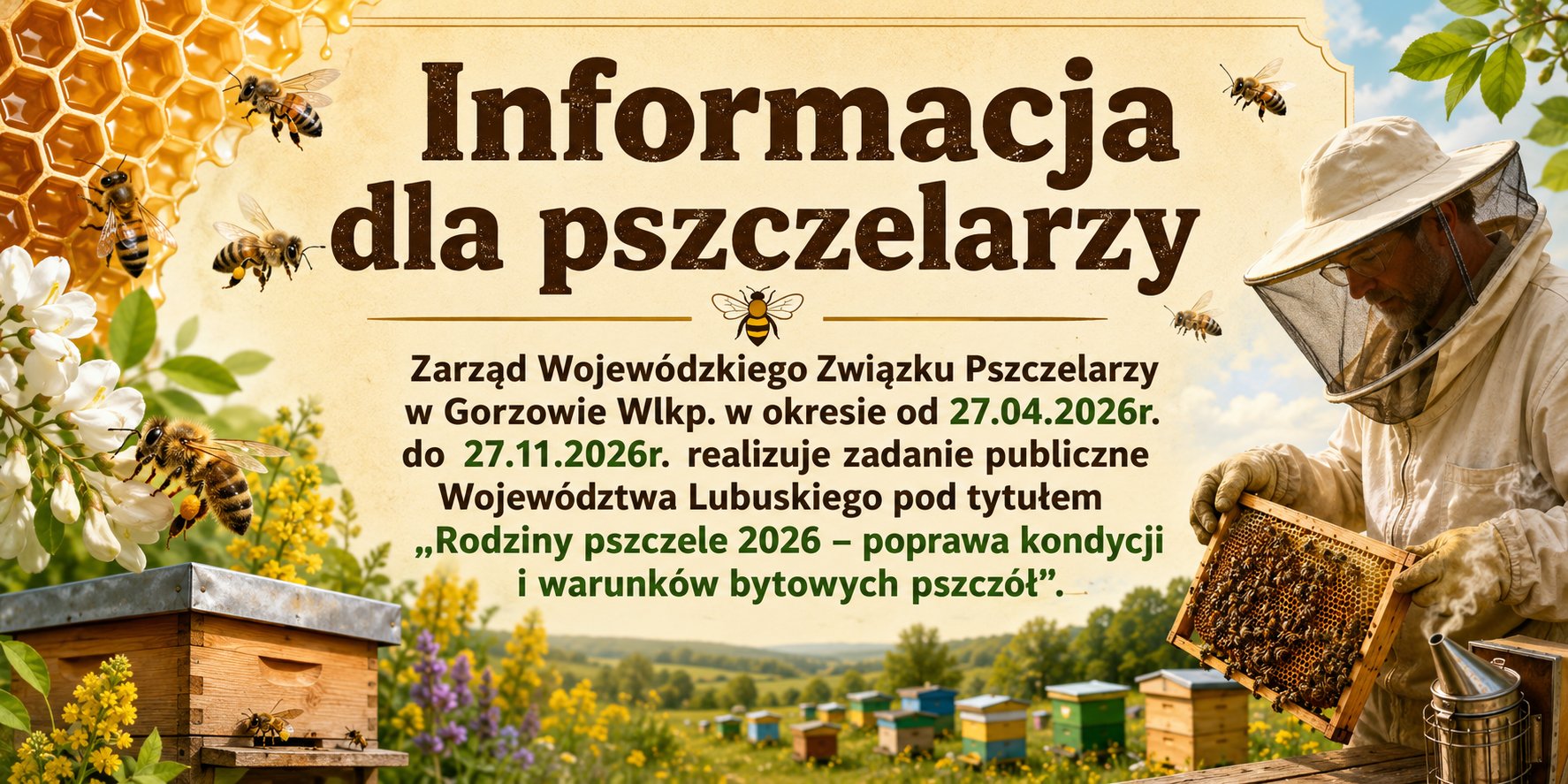 Ilustracja do informacji: Informacja dla pszczelarzy 