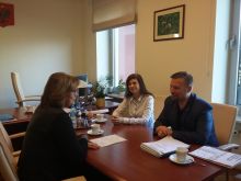 Miniatura zdjęcia: Spotkanie burmistrza Międzyrzecza z Członkiem Zarządu Województwa Lubuskiego Alicją Makarską