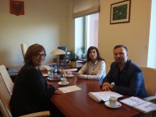 Miniatura zdjęcia: Spotkanie burmistrza Międzyrzecza z Członkiem Zarządu Województwa Lubuskiego Alicją Makarską