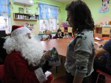 Miniatura zdjęcia: FMikołaj z wizytą w międzyrzeckim szpitalu