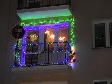 Miniatura zdjęcia: I miejsce w kategorii na najładniej oświetlony balkon