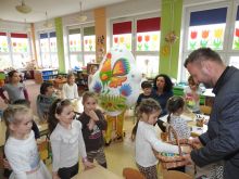 Miniatura zdjęcia: Burmistrz z wizytą u przedszkolaków