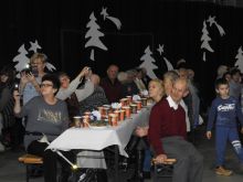 Miniatura zdjęcia: Międzyrzeczanie zasiedli przy wspólnym wigilijnym stole