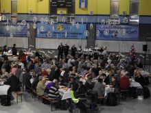 Miniatura zdjęcia: Międzyrzeczanie zasiedli przy wspólnym wigilijnym stole