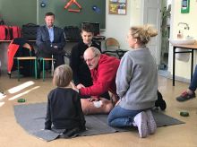 Miniatura zdjęcia: Burmistrz odwiedził dzieci i młodzież spędzające ferie w szkołach