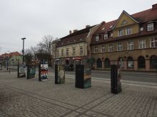 Miniatura zdjęcia: Wystawa przed międzyrzeckim ratuszem