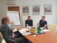 Miniatura zdjęcia: Z przedstawicielami BGK o budowie wschodniej obwodnicy miasta